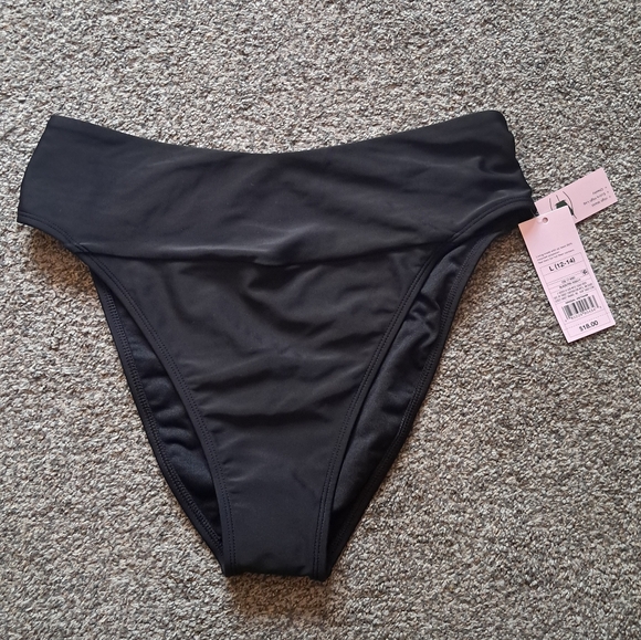 NWT Wild Fable High Waisted Cheeky Bikini Bottom, Size L - Picture 1 of 6
